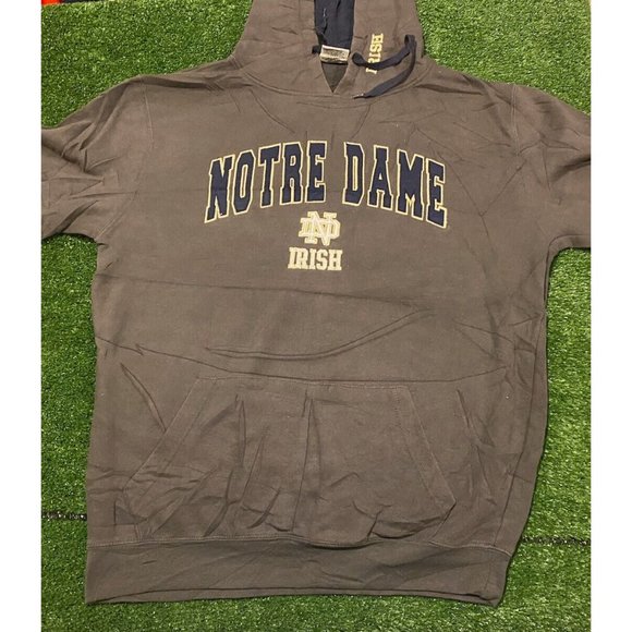 Stadium Athletic Notre Dame UND ND Fighting Irish arch hoodie sweatshirt large - Picture 2 of 13